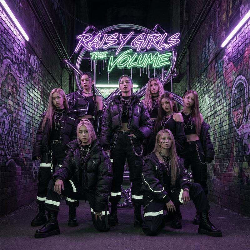 Crazy girls — hiphop album cover