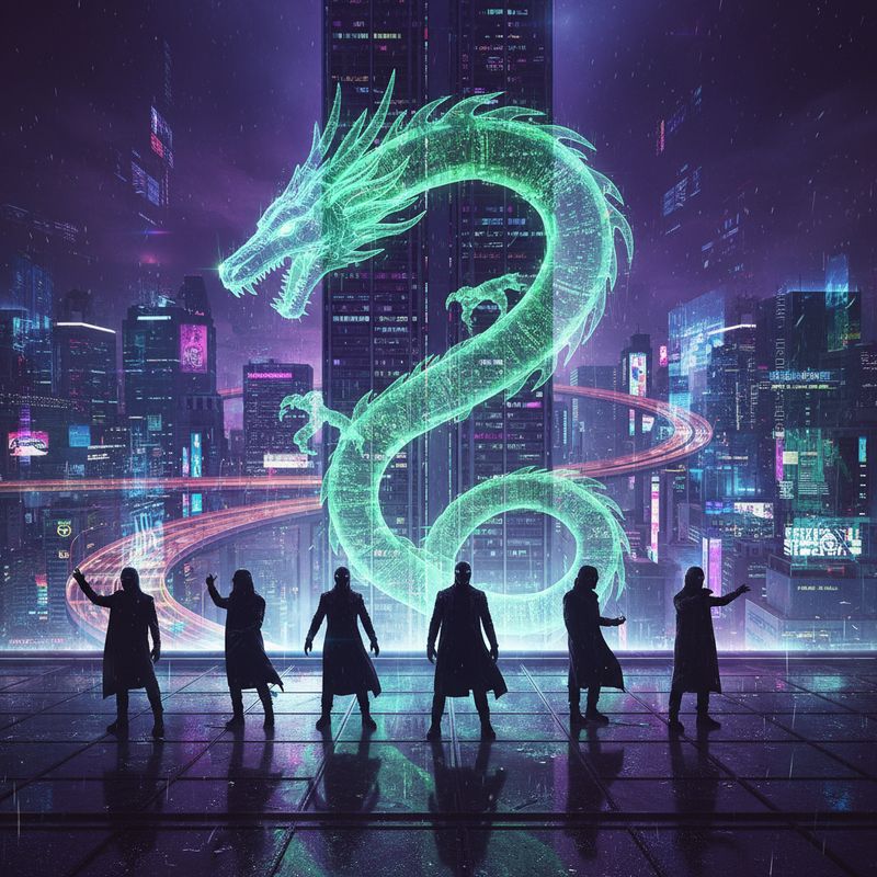 NEON DRAGONS — K-Rock album cover