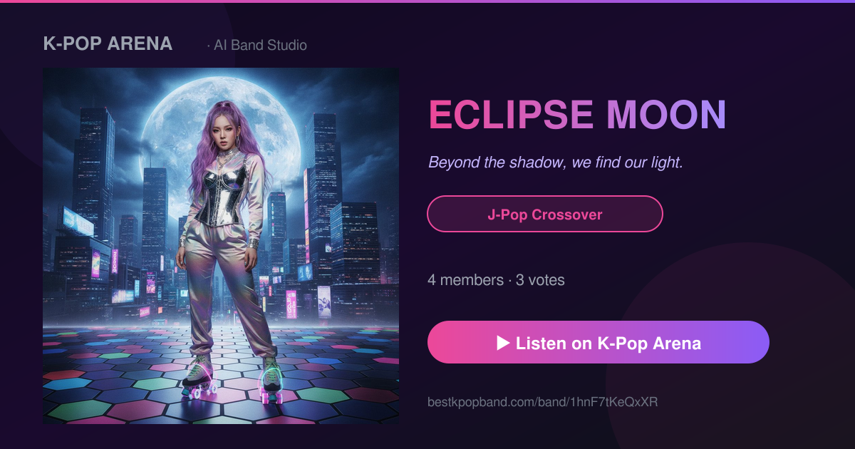 ECLIPSE MOON — J-Pop Crossover Band | K-Pop Arena